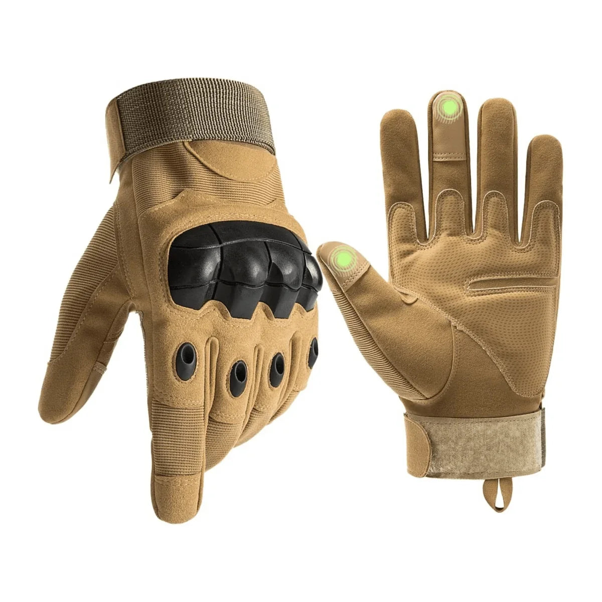 JupiterGear Tactical Military Airsoft Gloves for Outdoor Sports, Paintball, and Motorcycling with Touchscreen Fingertip CapabilityDC - JupiterGearEstaliosFitDC-2972670
