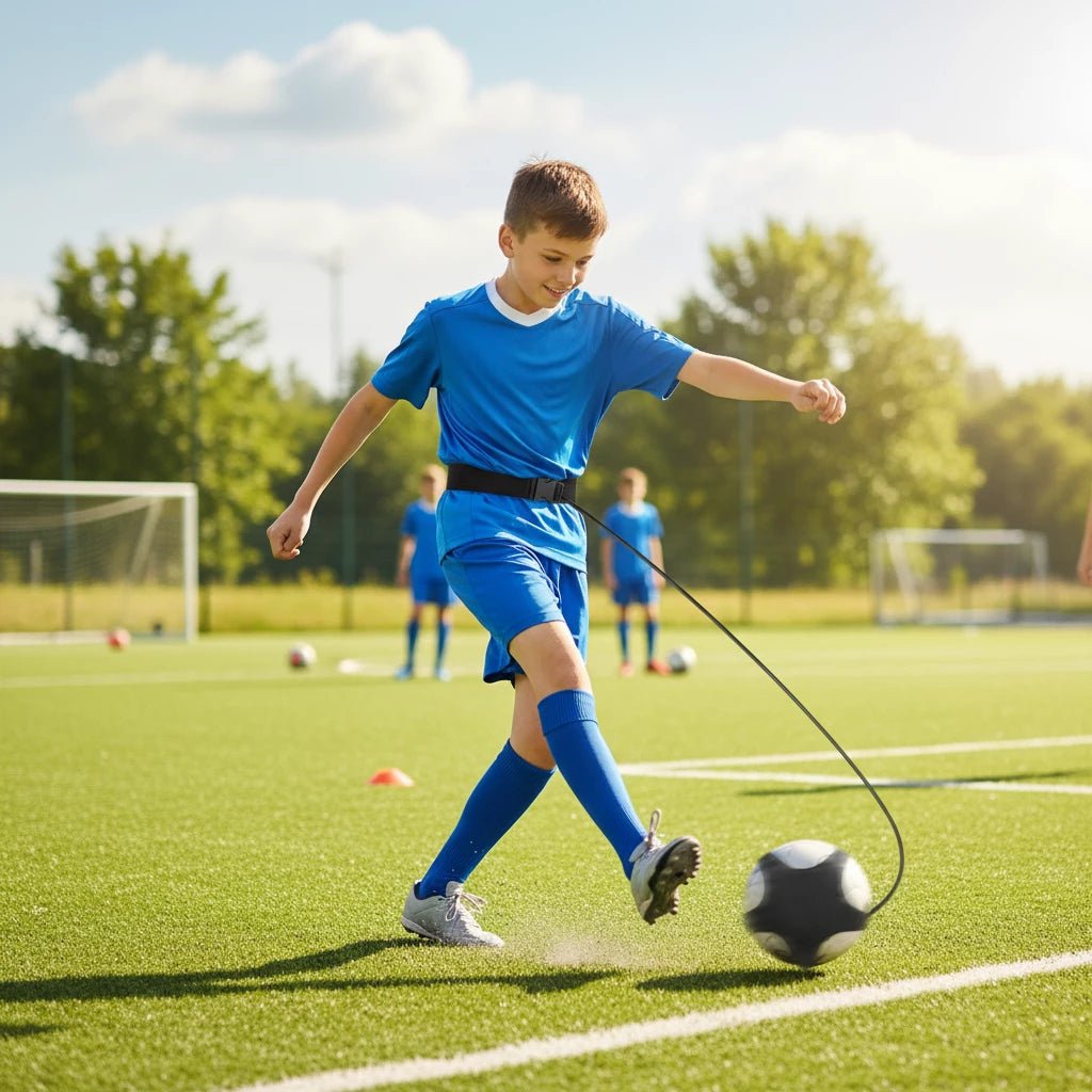 Soccer Kick Trainer – Adjustable Solo Practice Belt