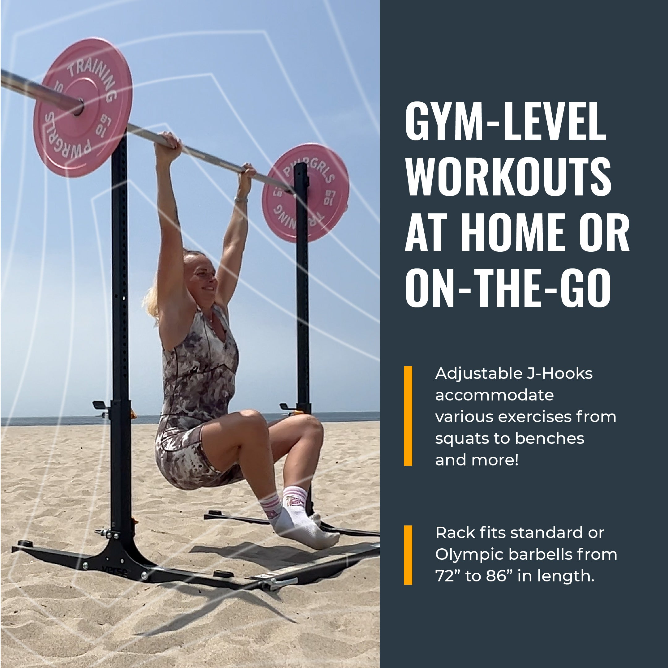 Squat Rack – Folding Portable Strength Rack