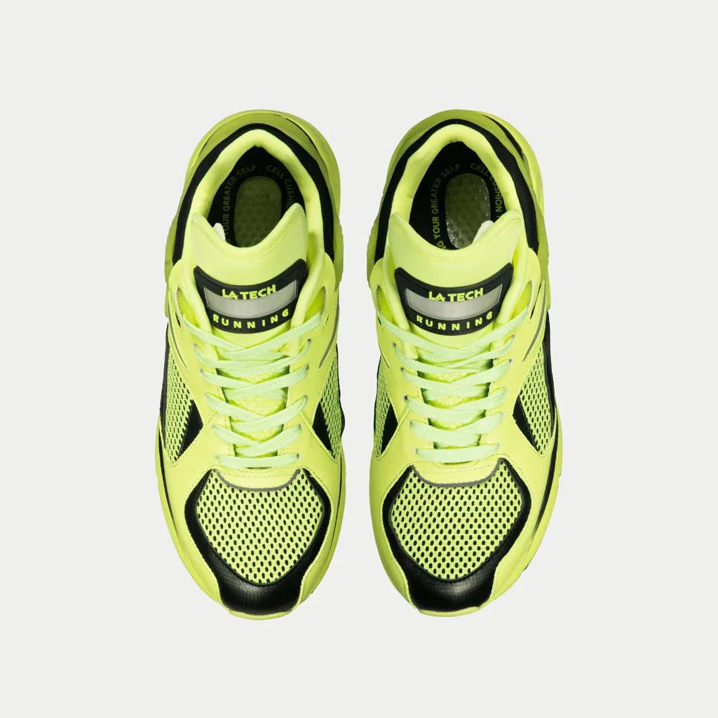 LA Gear Men's Catapult Light - Up x Glow Lowtop | Neon Yellow x BlackLA GearLowtop SneakersEstaliosFitLA20R1343A-18-7