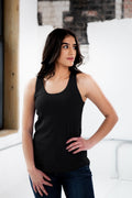 Ladies Premium Cotton Rib Racerback TankDC - GOEX ApparelEstaliosFitDC-610157