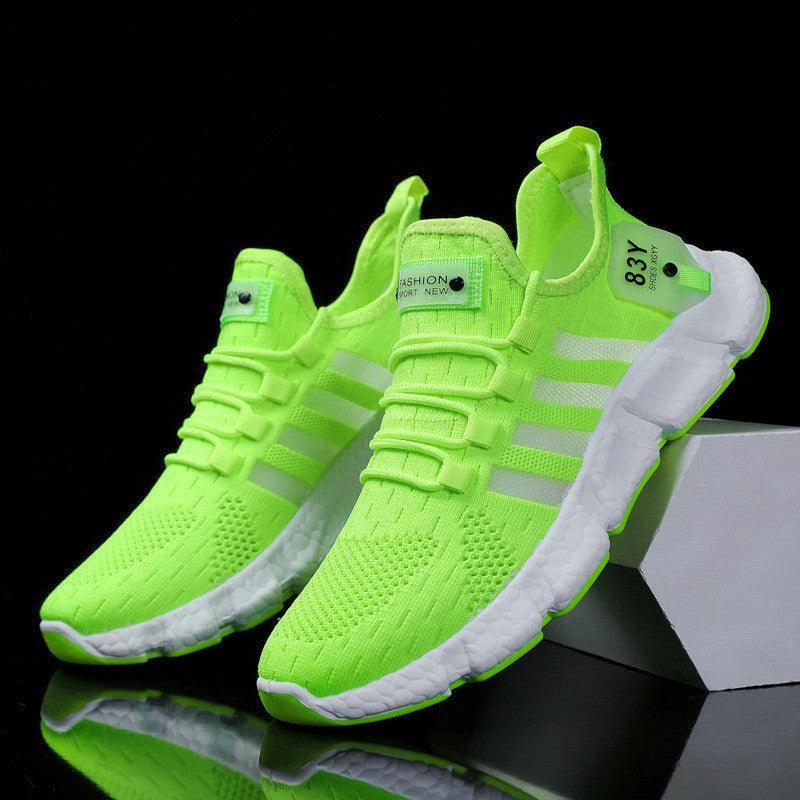 Men's Breathable Mesh Sports Shoes – Flying Weave Upper - product view 1