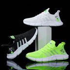 Men's Breathable Mesh Sports Shoes – Flying Weave Upper - product view 3