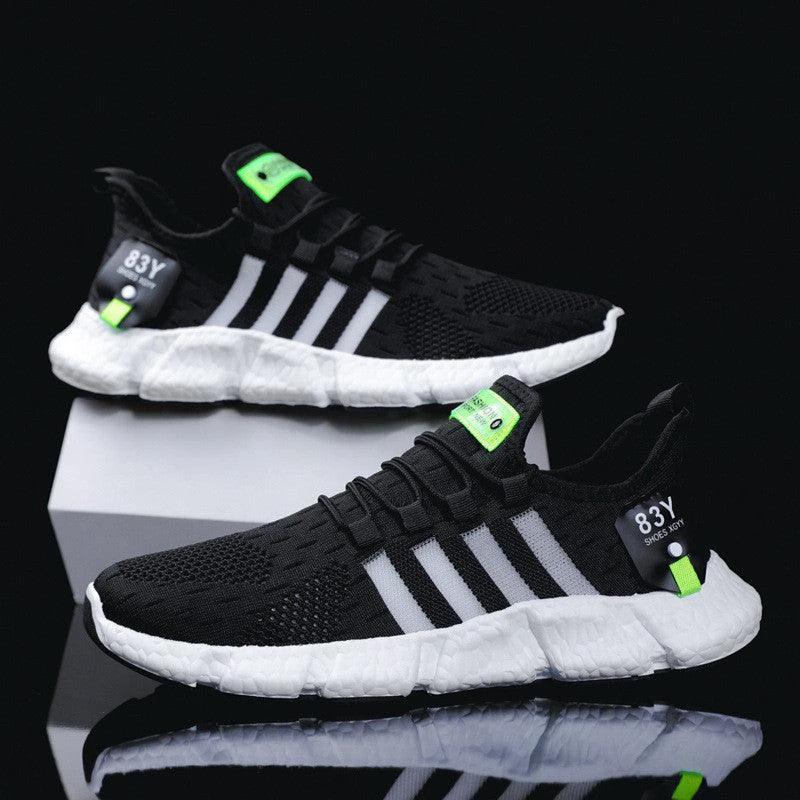 Men's Breathable Mesh Sports Shoes – Flying Weave Upper - product view 6