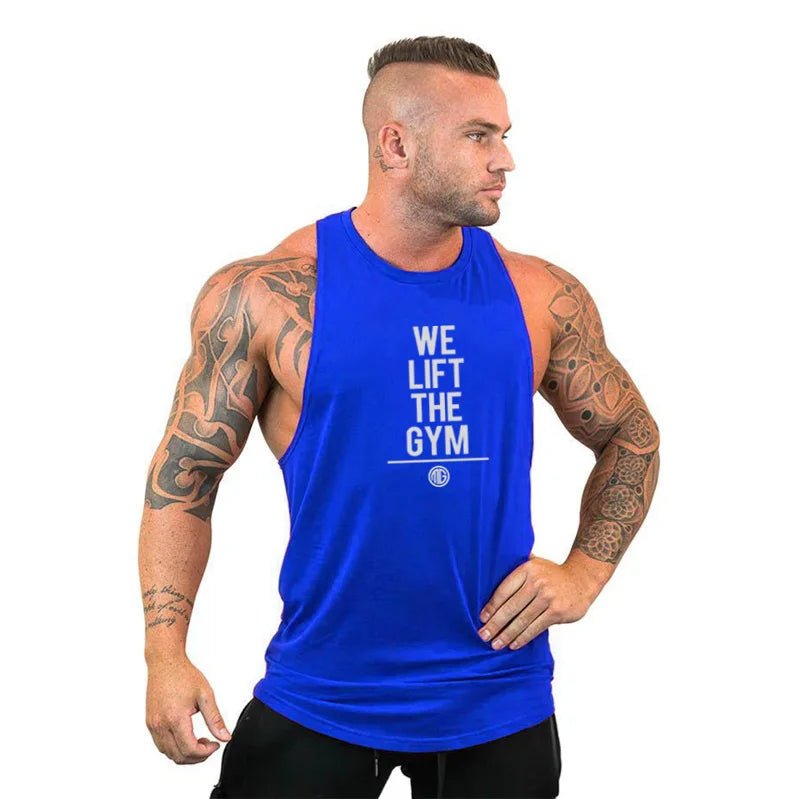 Men Bodybuilding Tank Tops Gym Workout Fitness Cotton Sleeveless Shirt Running Vest Stringer Singlet Male Summer Sports ClothesEstaliosFitEstaliosFit184450089;2026057;1778180430gWmhA
