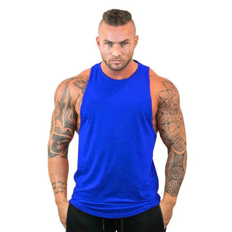 Men Bodybuilding Tank Tops Gym Workout Fitness Cotton Sleeveless Shirt Running Vest Stringer Singlet Male Summer Sports ClothesEstaliosFitEstaliosFit184450071;2026057;1778180430N8Tk7