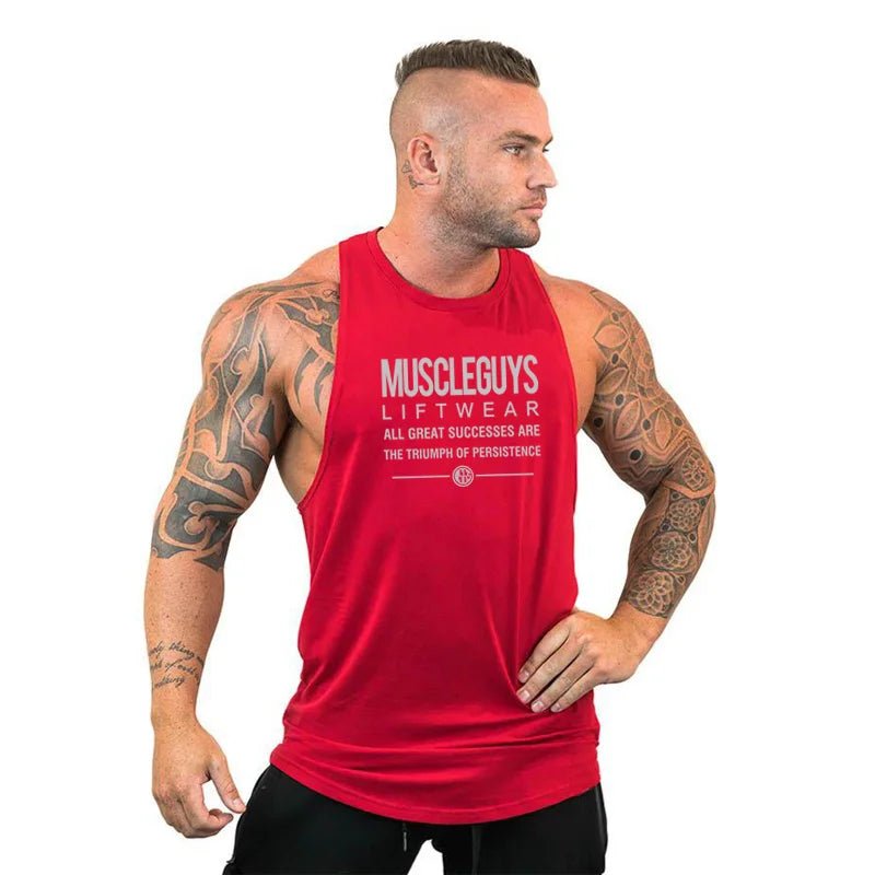 Men Bodybuilding Tank Tops Gym Workout Fitness Cotton Sleeveless Shirt Running Vest Stringer Singlet Male Summer Sports ClothesEstaliosFitEstaliosFit184450069;2026057;1778180430hZ8u8