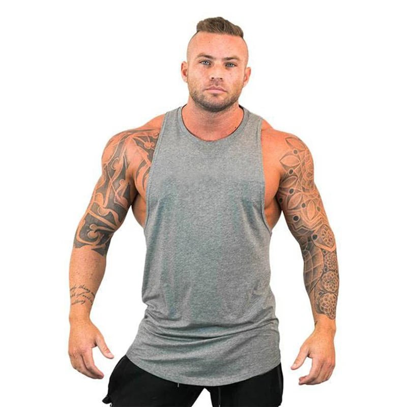 Men Bodybuilding Tank Tops Gym Workout Fitness Cotton Sleeveless Shirt Running Vest Stringer Singlet Male Summer Sports ClothesEstaliosFitEstaliosFit184450092;2026057;17781804301lfPA
