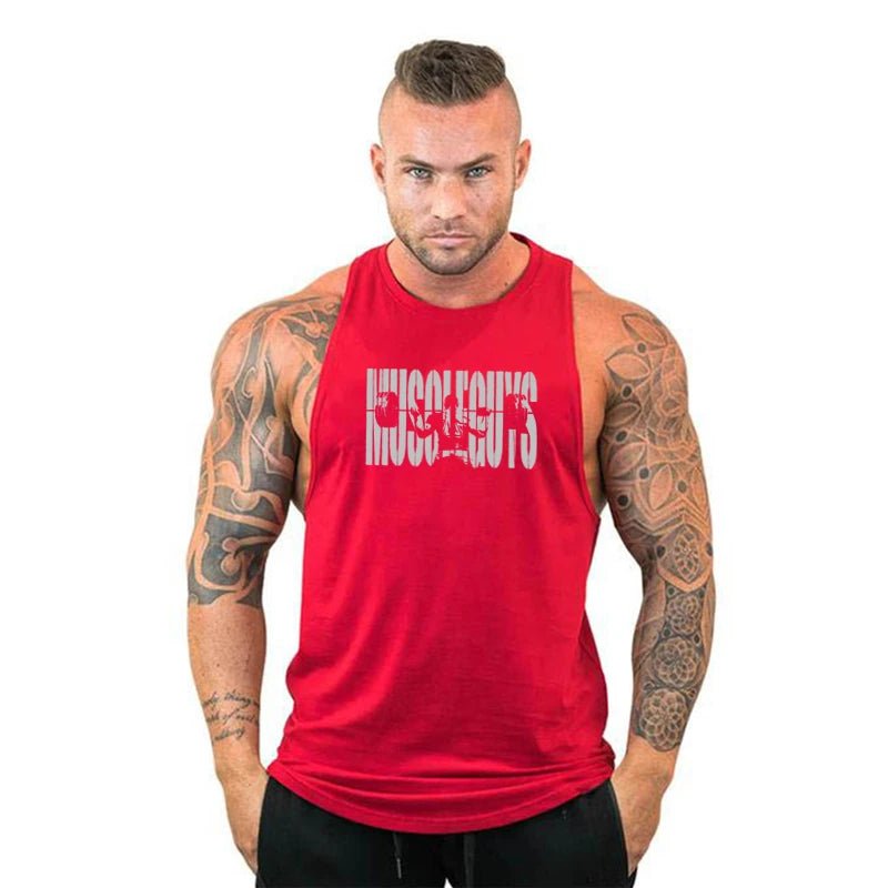 Men Bodybuilding Tank Tops Gym Workout Fitness Cotton Sleeveless Shirt Running Vest Stringer Singlet Male Summer Sports ClothesEstaliosFitEstaliosFit184450079;2026057;177818043005sq3