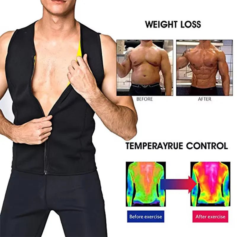 Men Compression Vest Sports Exercise T-shirts Workout Fitness Tank Tops Sauna Effect Tracksuit Training Clothing Athletic ShirtsEstaliosFitEstaliosFit183973698;20260427;1777316227zY1KN