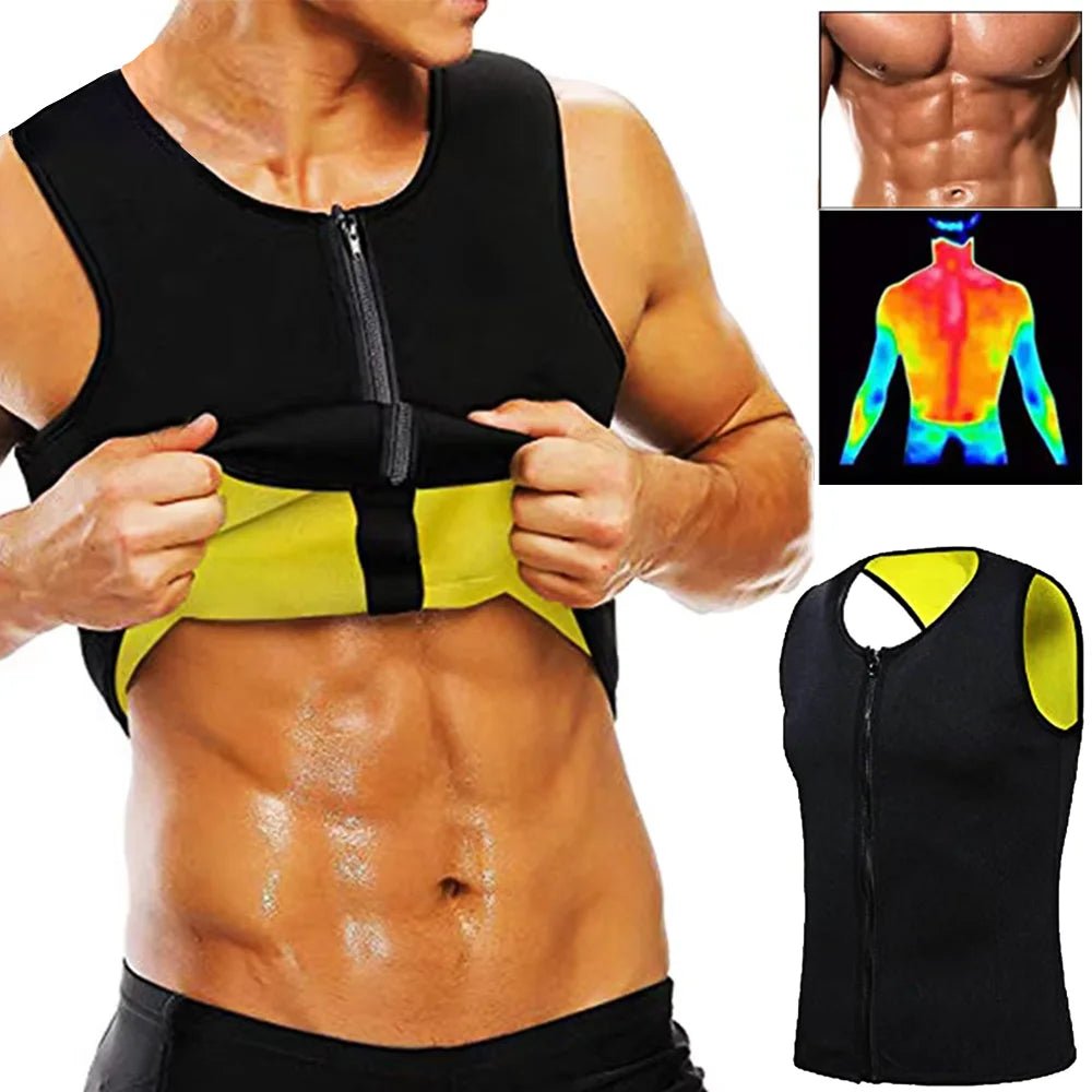 Men Compression Vest Sports Exercise T-shirts Workout Fitness Tank Tops Sauna Effect Tracksuit Training Clothing Athletic ShirtsEstaliosFitEstaliosFit183973698;20260427;1777316227zY1KN