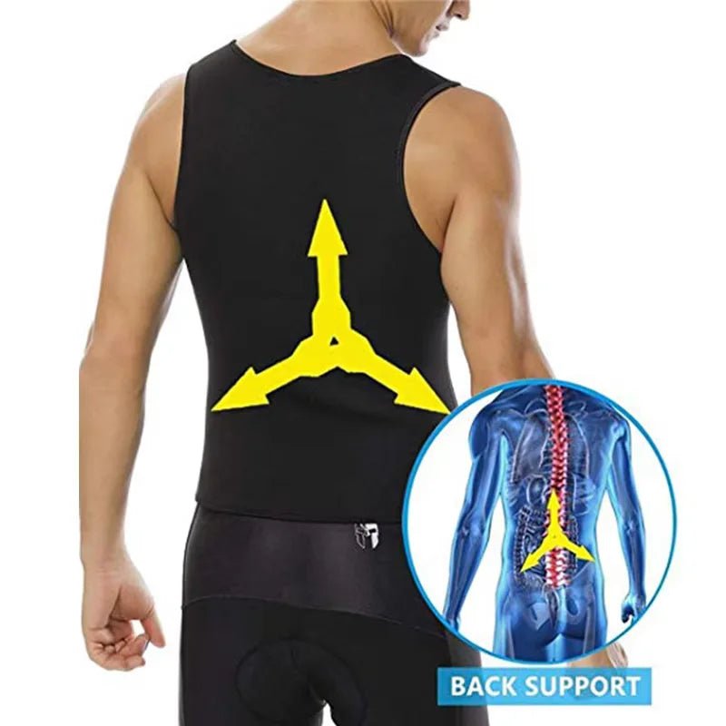 Men Compression Vest Sports Exercise T-shirts Workout Fitness Tank Tops Sauna Effect Tracksuit Training Clothing Athletic ShirtsEstaliosFitEstaliosFit183973698;20260427;1777316227zY1KN