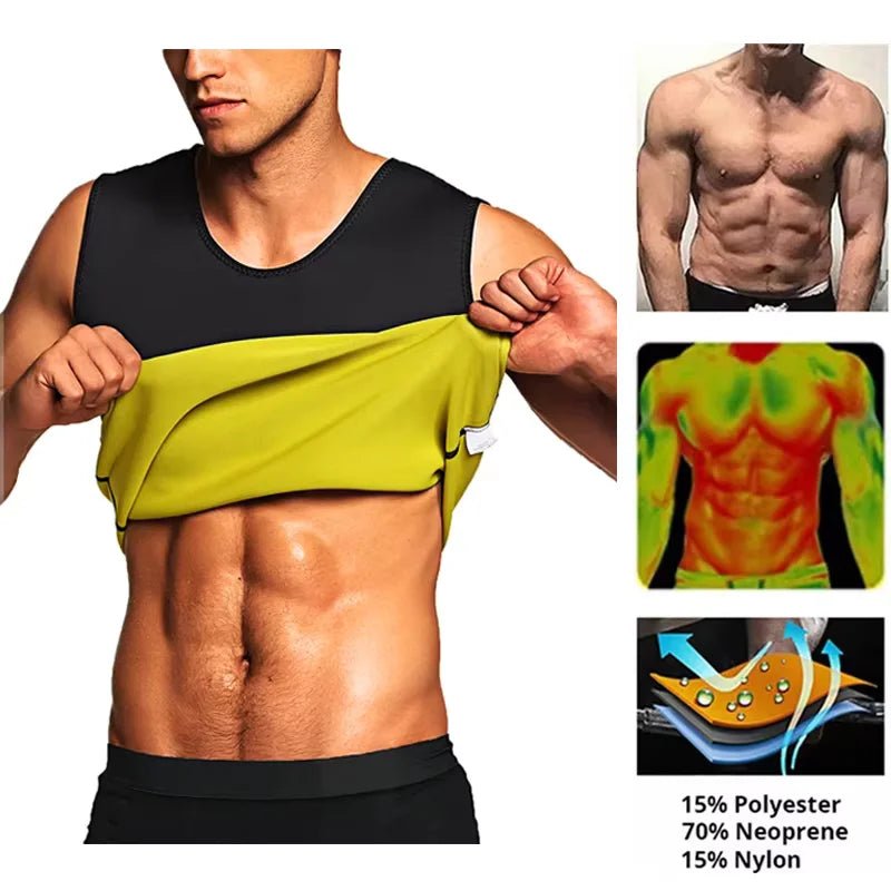 Men Sauna Effect Slimming Sports Training VestEstaliosFitEstaliosFit184217571;2026052;1777703457PL3vB