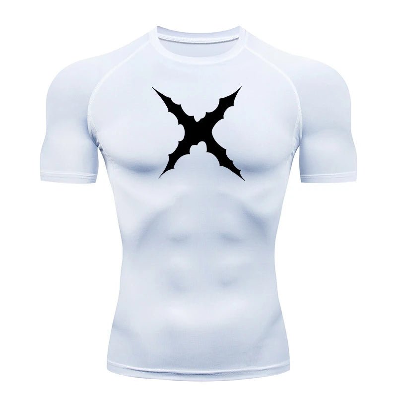 Men Scar Print Compression Shirt Quick Dry Athletic BaselayerEstaliosFitEstaliosFit184218185;2026052;1777703568WJa7B