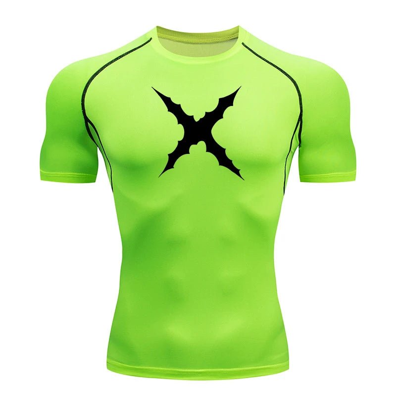 Men Scar Print Compression Shirt Quick Dry Athletic BaselayerEstaliosFitEstaliosFit184218186;2026052;1777703568vcZ4i