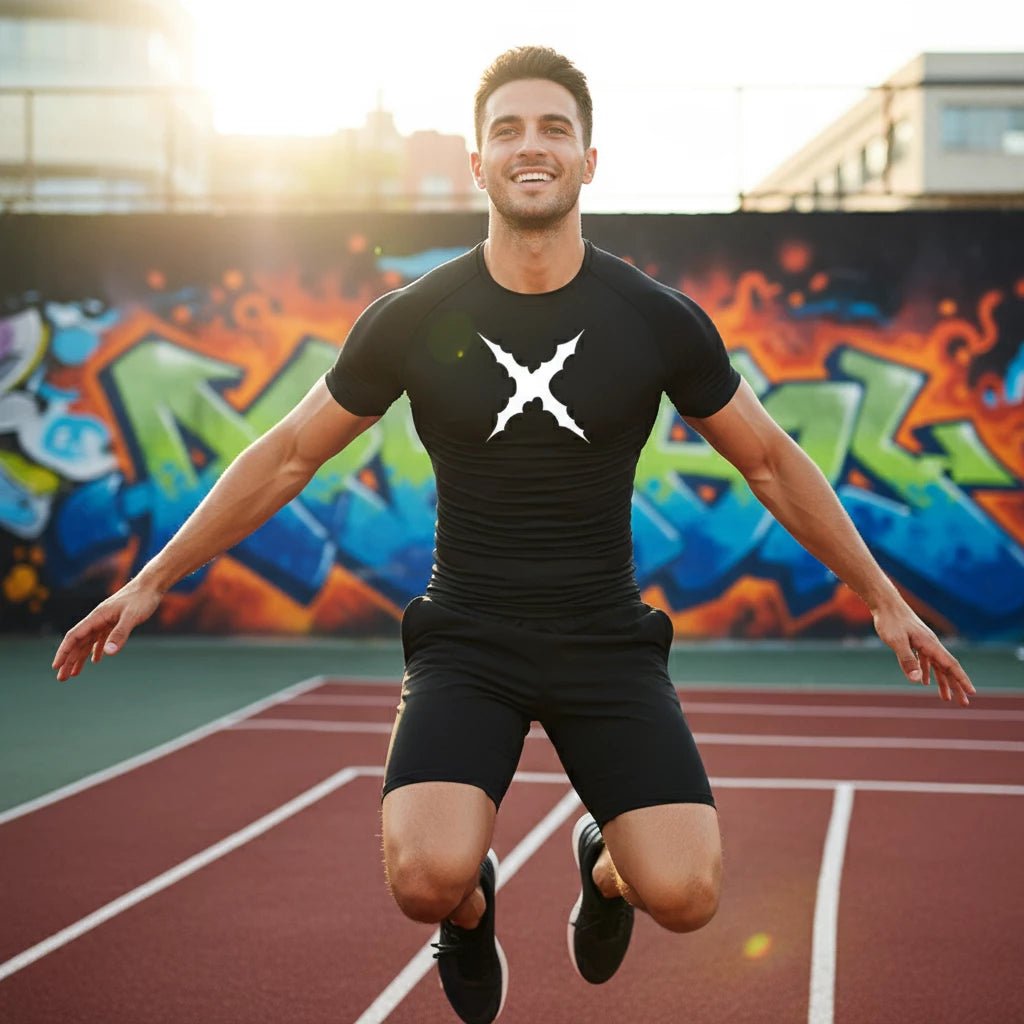 Men Scar Print Compression Shirt Quick Dry Athletic BaselayerEstaliosFitEstaliosFit184218187;2026052;1777703568KboAM