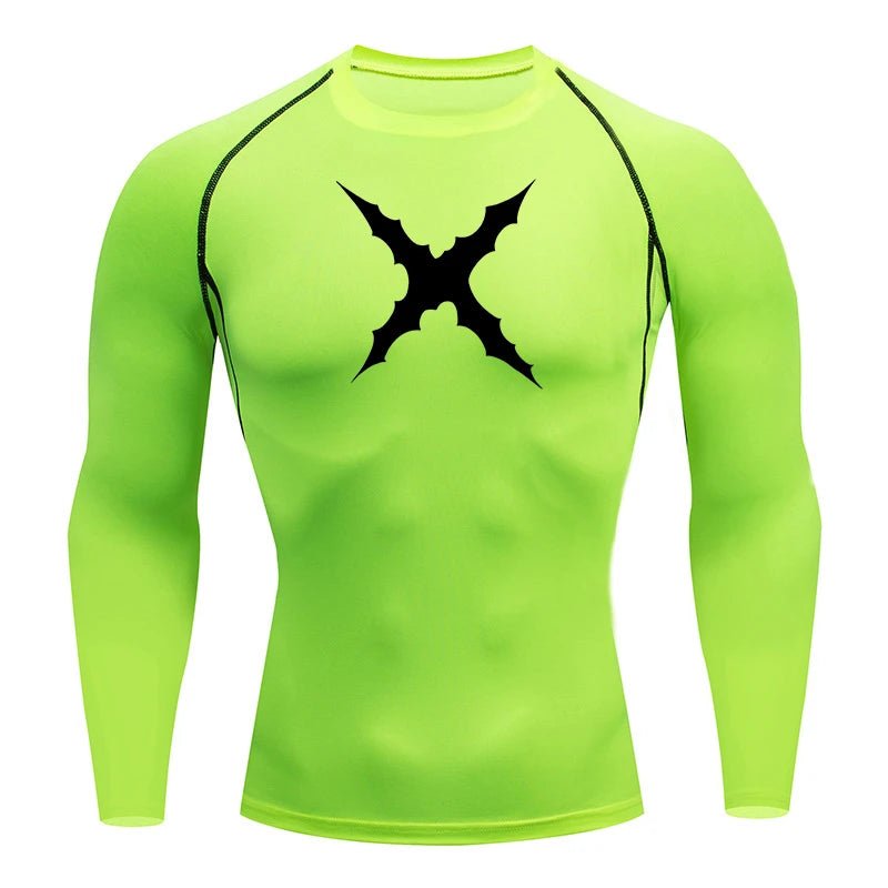 Men Scar Print Compression Shirt Quick Dry Athletic BaselayerEstaliosFitEstaliosFit184218183;2026052;1777703568cjqiY