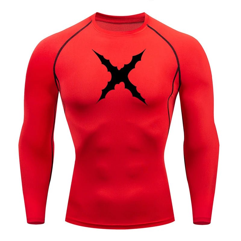 Men Scar Print Compression Shirt Quick Dry Athletic BaselayerEstaliosFitEstaliosFit184218193;2026052;17777035682ph11