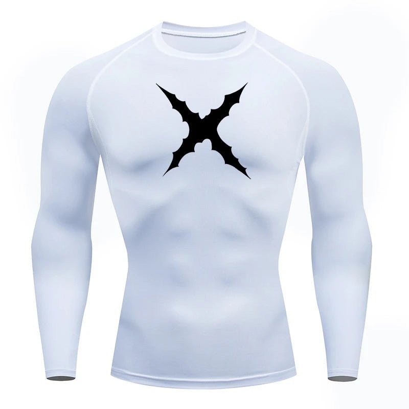 Men Scar Print Compression Shirt Quick Dry Athletic BaselayerEstaliosFitEstaliosFit184218188;2026052;1777703568dhARI