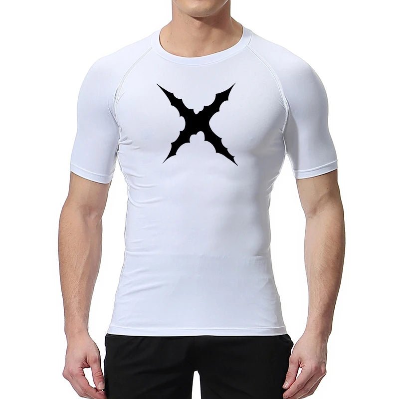 Men Scar Print Compression Shirt Quick Dry Athletic BaselayerEstaliosFitEstaliosFit184218185;2026052;1777703568WJa7B