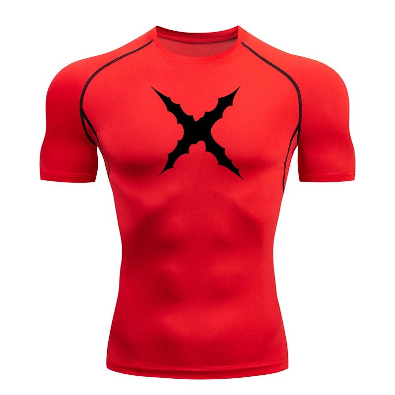 Men Scar Print Compression Shirt Quick Dry Athletic BaselayerEstaliosFitEstaliosFit184218194;2026052;1777703568HRAKx