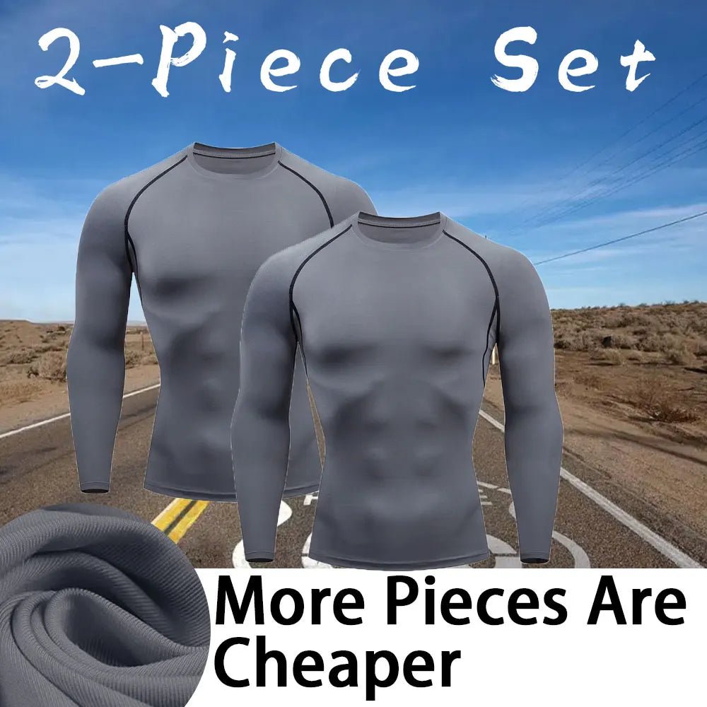 Men Workout Long Sleeve T-shirt Spring Autumn Gym Running Sport Men's T-shirts Fitness Sportswear Outdoor Tops For Men ClothesEstaliosFitEstaliosFit184448643;2026057;17781803459VoEm