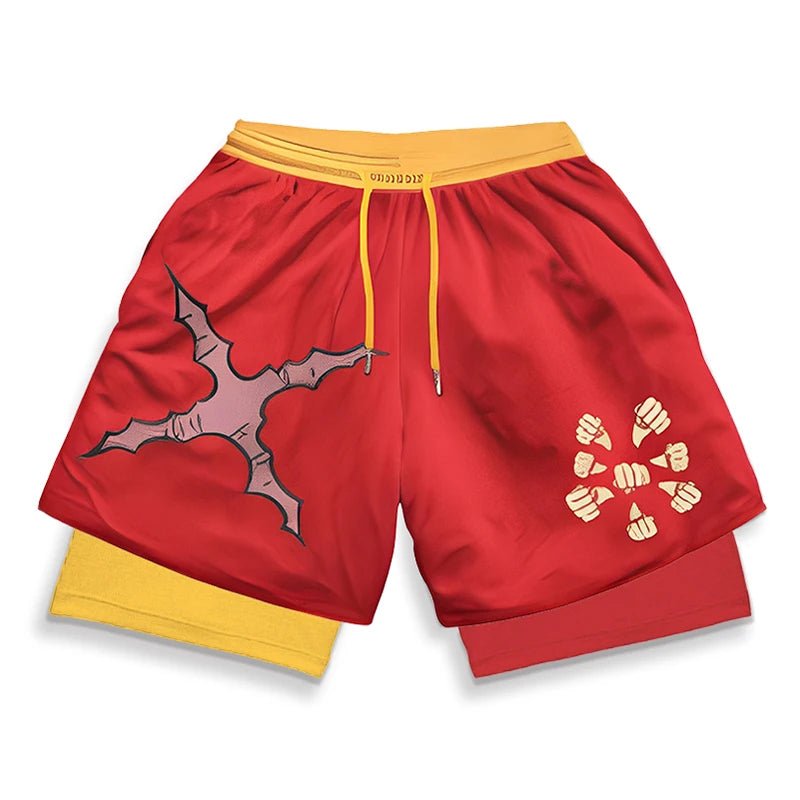 Mens 2 - in - 1 Graphic Print Running Shorts with PocketsEstaliosFitEstaliosFit184218062;2026052;17777035579Avet
