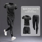 Men's All - Season Sportswear Set 3 - 5 Pcs Fitness Running Cycling Gym Elastic Tracksuit Clothing Jogging Boxing Hiking SportswearEstaliosFitEstaliosFit184218416;2026052;1777703688Y4RzE