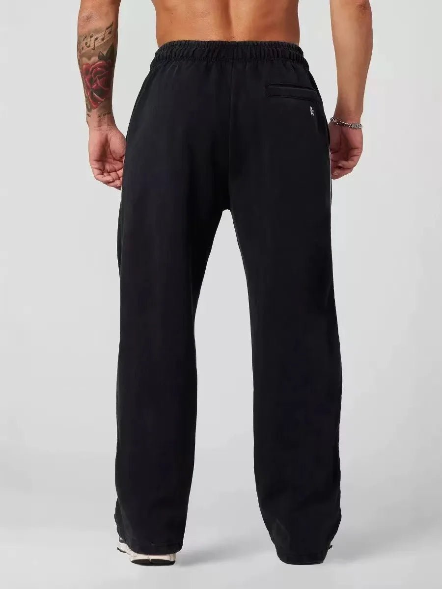 Men's American Style Loose Fit Sport Pants Casual Running Fitness Straight Leg Long Trousers Elastic Waist Gym Workout ClothesEstaliosFitEstaliosFit184449581;2026057;17781803978F9hd