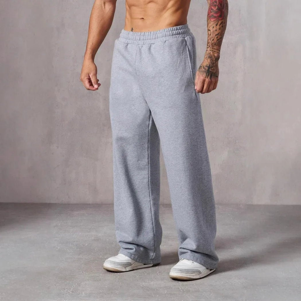 Men's American Style Loose Fit Sport Pants Casual Running Fitness Straight Leg Long Trousers Elastic Waist Gym Workout ClothesEstaliosFitEstaliosFit184449581;2026057;17781803978F9hd