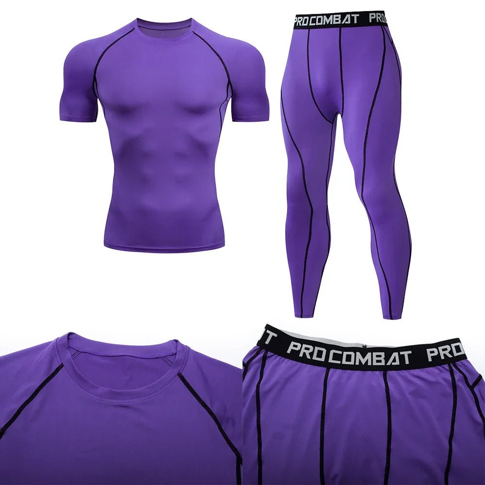 Men's Compression Sportswear Suit GYM Tight Clothes Yoga Sets Workout Jogging MMA Fitness Clothing Tracksuit Pants SportingEstaliosFitEstaliosFit184449441;2026057;17781803887LrAJ