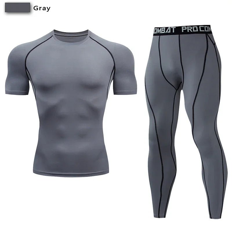 Men's Compression Sportswear Suit GYM Tight Clothes Yoga Sets Workout Jogging MMA Fitness Clothing Tracksuit Pants SportingEstaliosFitEstaliosFit184449452;2026057;1778180388tL3WQ