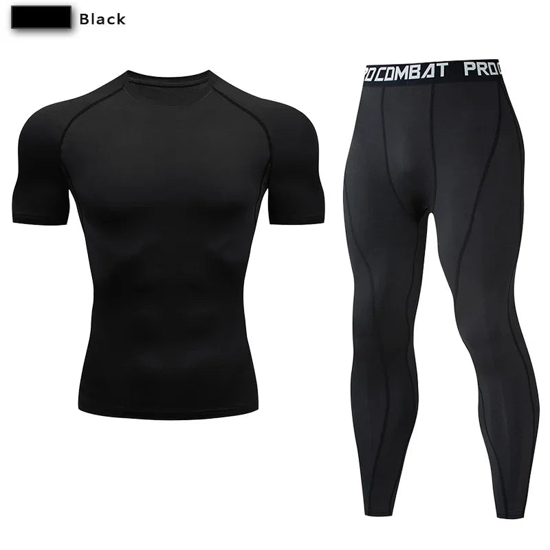 Men's Compression Sportswear Suit GYM Tight Clothes Yoga Sets Workout Jogging MMA Fitness Clothing Tracksuit Pants SportingEstaliosFitEstaliosFit184449445;2026057;1778180388LmfK0