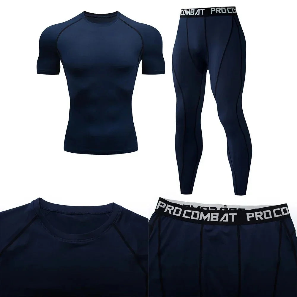 Men's Compression Sportswear Suit GYM Tight Clothes Yoga Sets Workout Jogging MMA Fitness Clothing Tracksuit Pants SportingEstaliosFitEstaliosFit184449541;2026057;1778180388SXarY