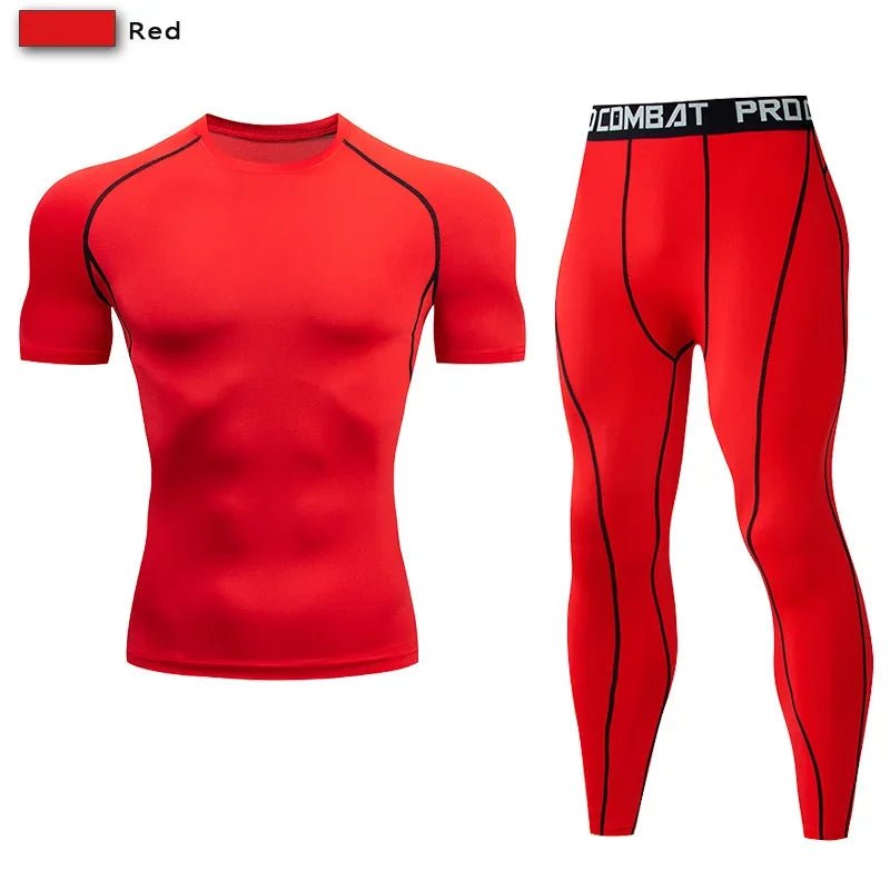 Men's Compression Sportswear Suit GYM Tight Clothes Yoga Sets Workout Jogging MMA Fitness Clothing Tracksuit Pants SportingEstaliosFitEstaliosFit184449443;2026057;1778180388usVlb