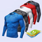 Men's Fitness Running Training Long - Sleeved Shirts Tight Elastic Quick - Drying Clothes Gym T-Shirt Workout Athletic UndershirtsEstaliosFitEstaliosFit184448890;2026057;1778180351PAwZs