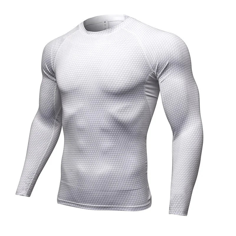 Men's Fitness Running Training Long - Sleeved Shirts Tight Elastic Quick - Drying Clothes Gym T-Shirt Workout Athletic UndershirtsEstaliosFitEstaliosFit184448890;2026057;1778180351PAwZs