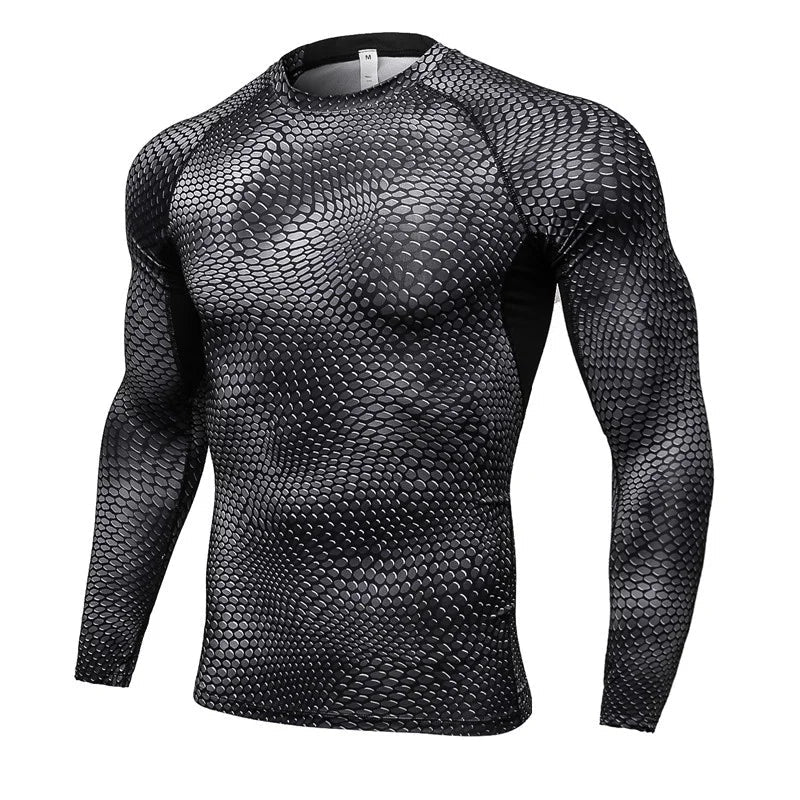 Men's Fitness Running Training Long - Sleeved Shirts Tight Elastic Quick - Drying Clothes Gym T-Shirt Workout Athletic UndershirtsEstaliosFitEstaliosFit184448890;2026057;1778180351PAwZs