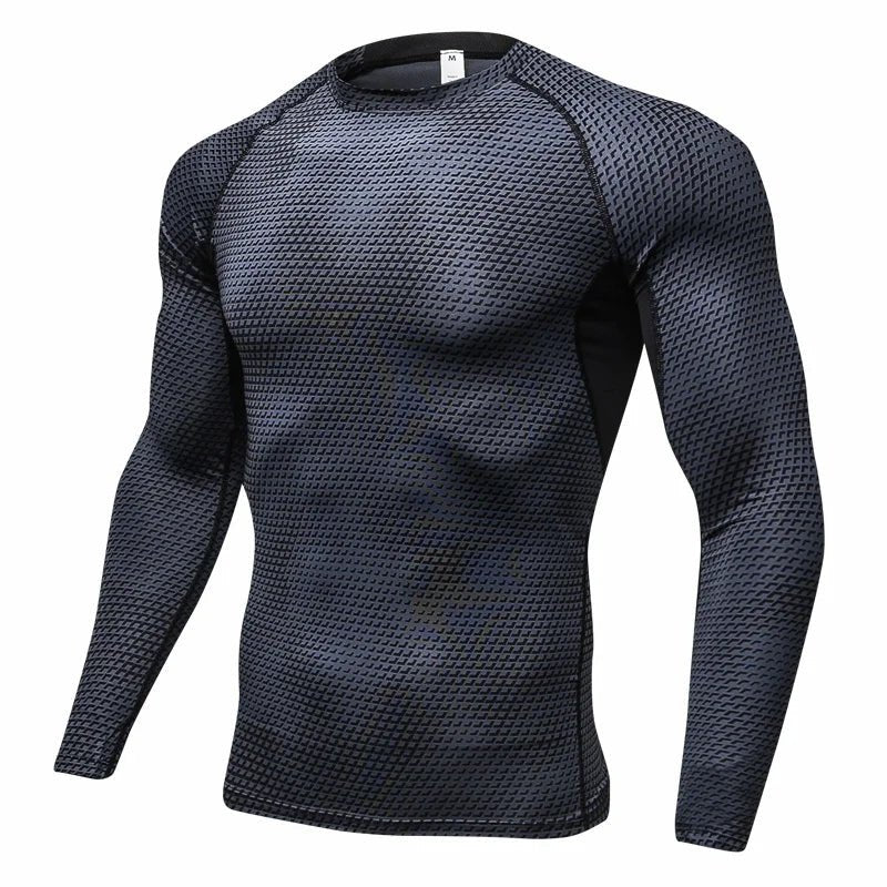 Men's Fitness Running Training Long - Sleeved Shirts Tight Elastic Quick - Drying Clothes Gym T-Shirt Workout Athletic UndershirtsEstaliosFitEstaliosFit184448892;2026057;17781803510kkVY