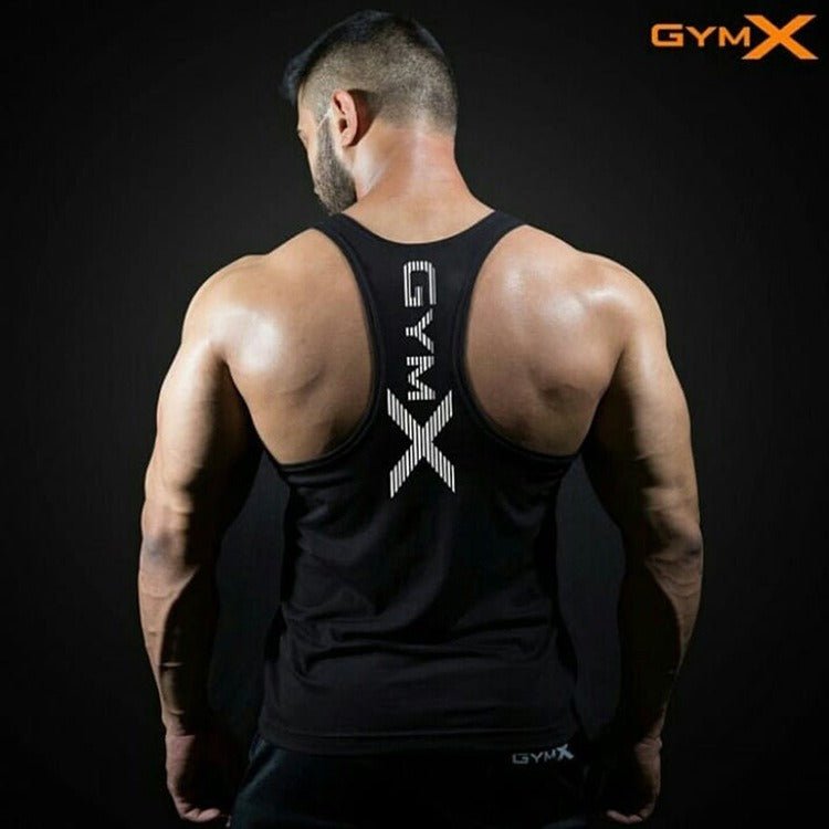 Men's Sleeveless Muscle Fitness Vest — Quick-Dry Training Tank Top.