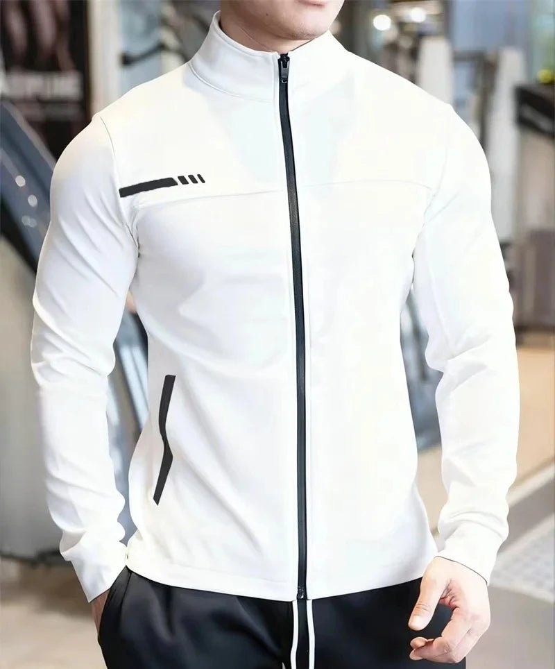 Mens Gym Fitness Tops Casual Jogging Sports Jacket Outdoor Workout Training Sweatshirt zipper Jacket Running Tights Men clothesEstaliosFitEstaliosFit184449428;2026057;1778180385C8Y1R