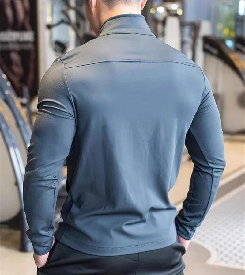 Mens Gym Fitness Tops Casual Jogging Sports Jacket Outdoor Workout Training Sweatshirt zipper Jacket Running Tights Men clothesEstaliosFitEstaliosFit184449426;2026057;1778180385TA4Z4