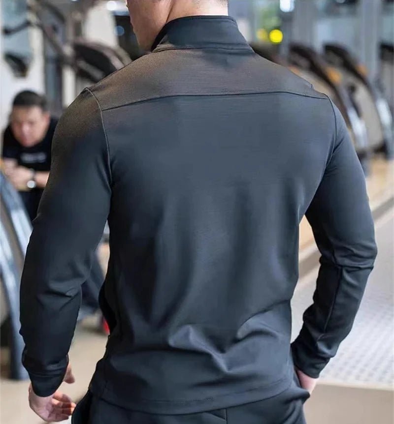 Mens Gym Fitness Tops Casual Jogging Sports Jacket Outdoor Workout Training Sweatshirt zipper Jacket Running Tights Men clothesEstaliosFitEstaliosFit184449426;2026057;1778180385TA4Z4