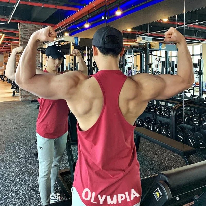 Mens Gym Summer Cotton Workout Tank Top Sleeveless Shirt Sportswear Singlets Fitness Clothes Bodybuilding Undershirt Casual VestEstaliosFitEstaliosFit184449557;2026057;1778180393fbZis