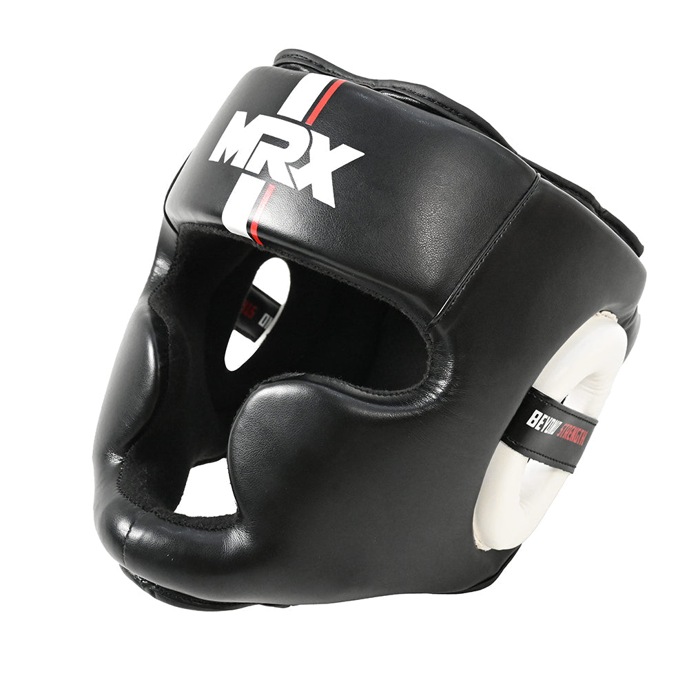 MRX Boxing Head Gear for Training Kickboxing MMA Men WomenMRX ProductsBoxing Head GuardEstaliosFit256-BW-S/M