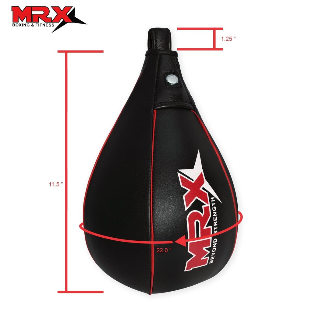 MRX Boxing Speed Ball for Training Punching MMA Kickboxing Muay ThaiMRX ProductsBoxing Focus PadsEstaliosFit551-BLK/RED