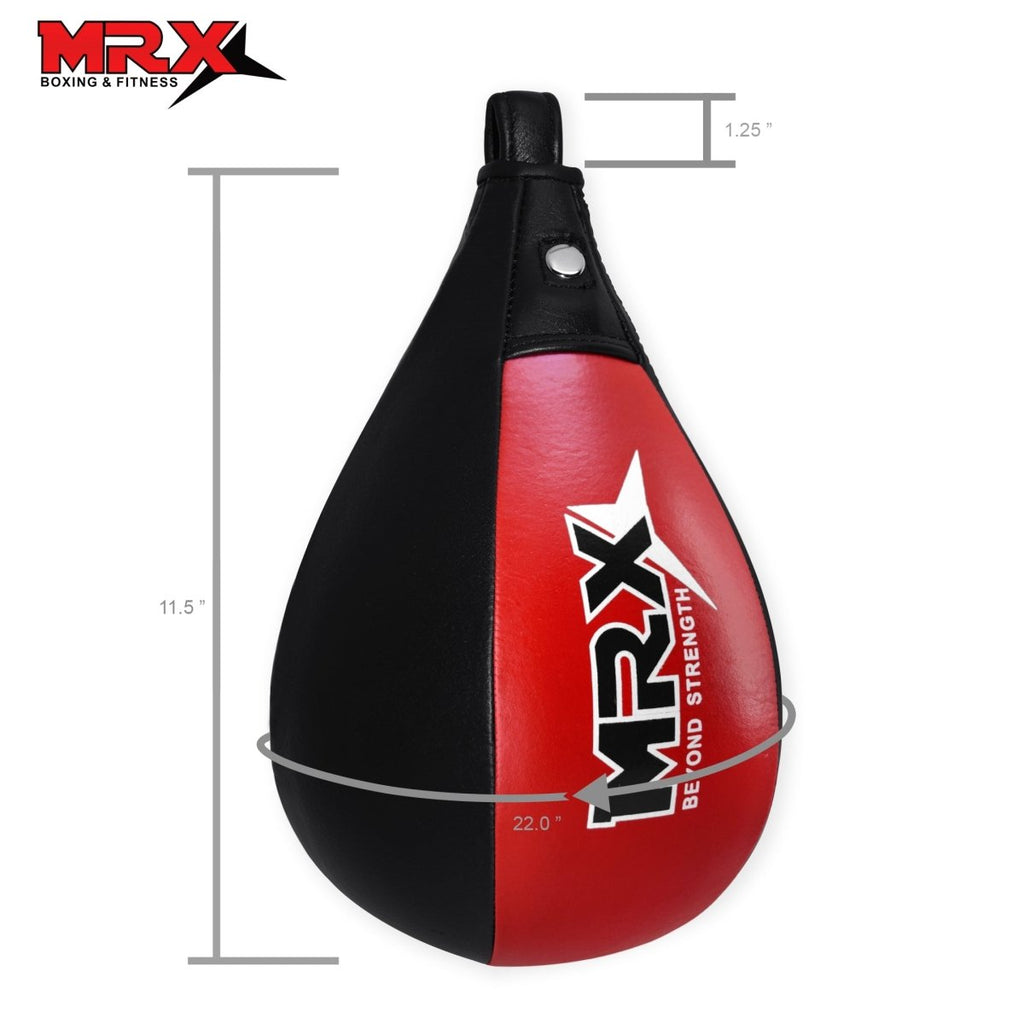 MRX Boxing Speed Ball for Training Punching MMA Kickboxing Muay ThaiMRX ProductsBoxing Focus PadsEstaliosFit551-BLK/RED