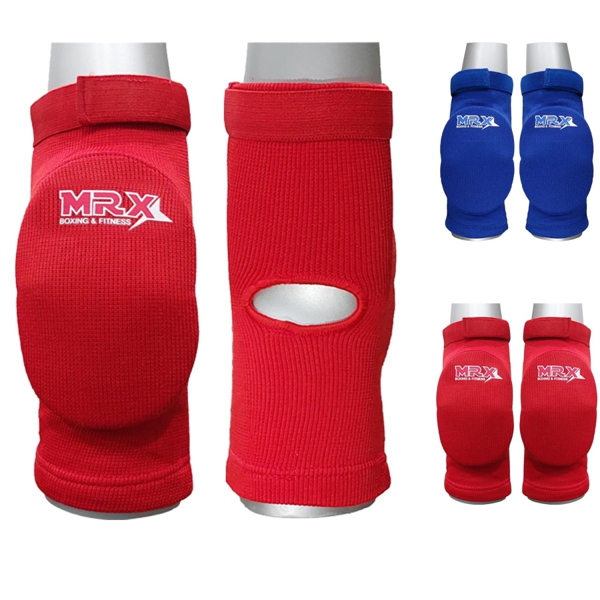 MRX Elbow Protector Pads Guard Muay Thai Kicboxing Padded Sleeve Elbow PadsMRX ProductsBoxing Elbow PadsEstaliosFit041-RED-S/M