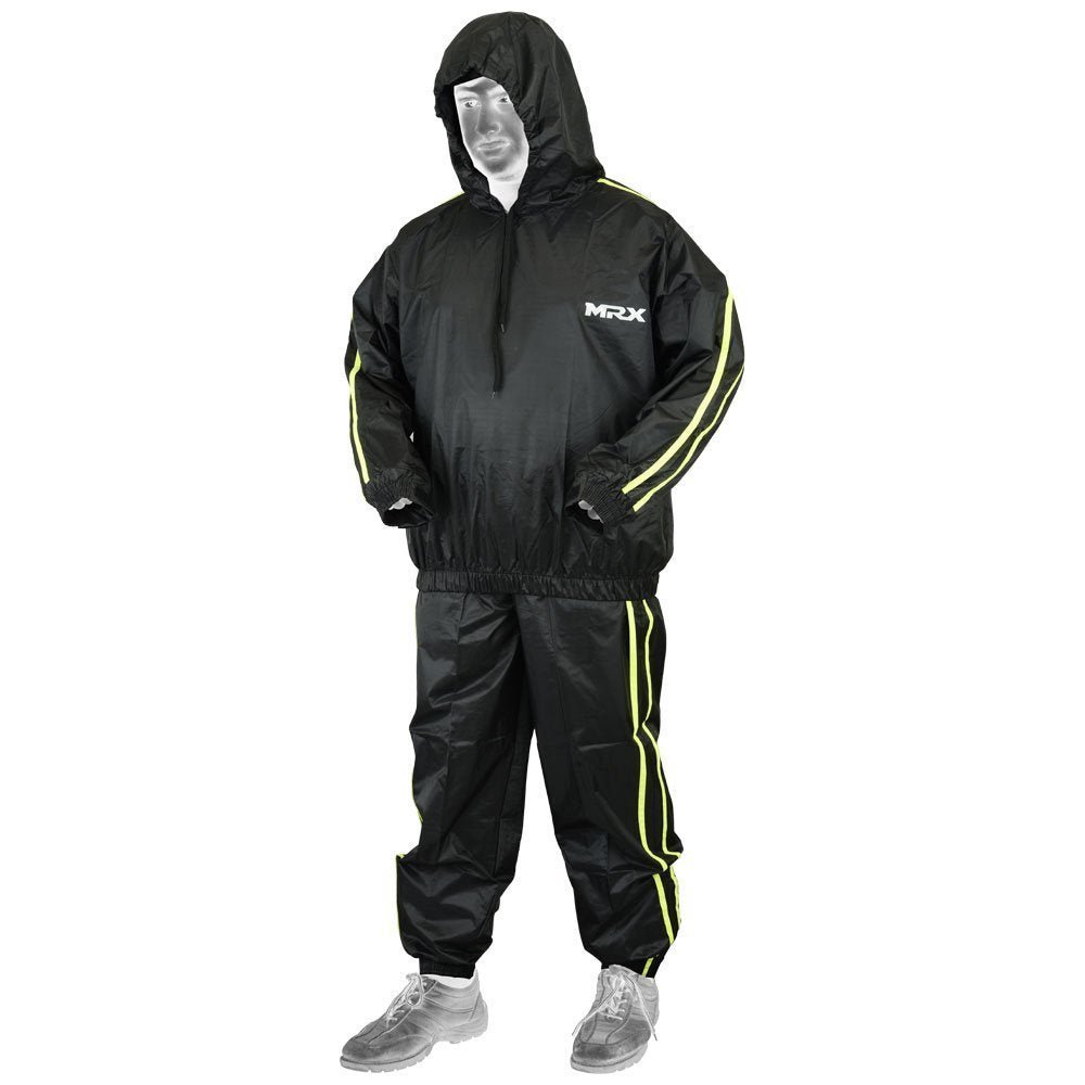 MRX Mens Sauna Sweat Suit Weight Loss Slimming Gym Training Boxing MMAMRX ProductsSauna SuitEstaliosFit1171-BG-M