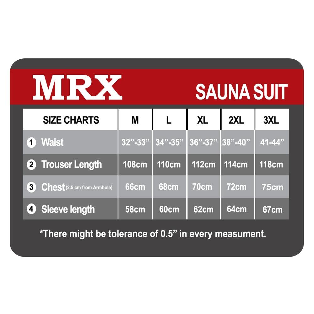 MRX Mens Sauna Sweat Suit Weight Loss Slimming Gym Training Boxing MMAMRX ProductsSauna SuitEstaliosFit1181-BR-M